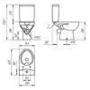 Купить CERSANIT Унитаз-компакт PARVA Clean On 011 3/6 DPL EO (s-ko-pa011-3/6-con-dl-w) по цене 12990 руб., в Санкт-Петебруге в интернет магазине 100-Систем, а также дургие товары CERSANIT из раздела Горизонтальный выпуск и Унитазы-компакт с бачком