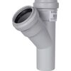 Купить STOUT D 58 x 58 / 45° Тройник канализационный бесшумный (skb-0015-585845) по цене 580 руб., в Санкт-Петебруге в интернет магазине 100-Систем, а также дургие товары STOUT из раздела Фитинги шумопоглощающие фановые 50 мм и Шумопоглощающие фановые трубы и фитинги