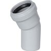 Купить STOUT D 58 х 30° Отвод канализационный бесшумный (skb-0009-005830) по цене 303 руб., в Санкт-Петебруге в интернет магазине 100-Систем, а также дургие товары STOUT из раздела Фитинги шумопоглощающие фановые 50 мм и Шумопоглощающие фановые трубы и фитинги