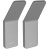Купить Крючок одинарный SMOOTH LINE для полотенец 2 шт., графит (9716003) по цене 3590 руб., в Санкт-Петебруге в интернет магазине 100-Систем, а также дургие товары LEMARK из раздела Крючки (вешалки) и Аксессуары для ванной комнаты