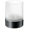 Купить Стакан INDA MITO A20010NE21, настольный, цвет держателя черный матовый, стакан матовое стекло, , шт (a20010ne21) по цене 4748 руб., в Санкт-Петебруге в интернет магазине 100-Систем, а также дургие товары  из раздела Стаканы и подстаканники и Аксессуары для ванной комнаты