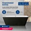 Купить Акриловая ванна Aquanet Family Perfect 170x75 13775 Matt Finish (панель Black matte) (13775-mw-mb) по цене 97572 руб., в Санкт-Петебруге в интернет магазине 100-Систем, а также дургие товары AQUANET из раздела Акриловые ванны и Ванны