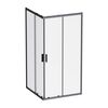 Купить W90G-403-100100-BT Gem душевое огражд квадратн.,раздвиж.двери 100x100 черный мат.,стекло прозрачн (w90g-403-100100-bt) по цене 53690 руб., в Санкт-Петебруге в интернет магазине 100-Систем, а также дургие товары AM.PM из раздела Душевые ограждения и Душевые кабины и ограждения