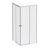 Купить W94G-403-9090-МТ Душевое ограждение X-Joy Square Slide 90х90, мат хром, прозрачное (w94g-403-9090-mt) по цене 32000 руб., в Санкт-Петебруге в интернет магазине 100-Систем, а также дургие товары AM.PM из раздела Душевые ограждения и Душевые кабины и ограждения