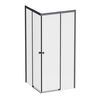 Купить W94G-403-9090-BТ Душевое ограждение X-Joy Square Slide 90х90, черный, прозрачное (w94g-403-9090-bт) по цене 48890 руб., в Санкт-Петебруге в интернет магазине 100-Систем, а также дургие товары AM.PM из раздела Душевые ограждения и Душевые кабины и ограждения