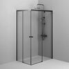 Купить W94G-403-12080-BТ Душевое ограждение X-Joy Square Slide 120х80, черный, прозрачное (w94g-403-12080-bт) по цене 50090 руб., в Санкт-Петебруге в интернет магазине 100-Систем, а также дургие товары AM.PM из раздела Душевые ограждения и Душевые кабины и ограждения