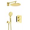 Купить BXYZGEBT DEANTE Набор для душа скрытого монтажа, с термостатическим BOX (золото) (bxyzgebt) по цене 110360 руб., в Санкт-Петебруге в интернет магазине 100-Систем, а также дургие товары DEANTE из раздела Душевые комплекты встраиваемого монтажа и Душевые комплекты встраиваемого монтажа