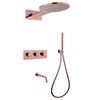 Купить Душевая система ABBER Wasser Kreis AF8150RG скрытого монтажа с изливом, термостат, розовое золото (af8150rg) по цене 78134 руб., в Санкт-Петебруге в интернет магазине 100-Систем, а также дургие товары ABBER из раздела Душевые комплекты встраиваемого монтажа и Душевые комплекты встраиваемого монтажа