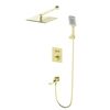 Купить Душевая система с термостатом встраиваемая WONZON & WOGHAND, Брашированное золото (WW-88929003-BG) (ww-88929003-bg) по цене 80073 руб., в Санкт-Петебруге в интернет магазине 100-Систем, а также дургие товары WONZON & WOGHAND из раздела Душевые комплекты встраиваемого монтажа и Душевые комплекты встраиваемого монтажа