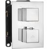 Купить BXY_0EAT DEANTE Внешняя часть смесителя SQUARE ,3 выхода,установка с THERMOSTATIC BOX BXY_X44T(хром) (bxy_0eat) по цене 18936 руб., в Санкт-Петебруге в интернет магазине 100-Систем, а также дургие товары DEANTE из раздела Смесители для встраиваемых систем и Комплектующие для встраиваемых систем