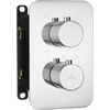 Купить BXY_0EBT DEANTE Внешняя часть смесителя ROUND ,3 выхода,установка с THERMOSTATIC BOX BXY_X44T(хром) (bxy_0ebt) по цене 16954 руб., в Санкт-Петебруге в интернет магазине 100-Систем, а также дургие товары DEANTE из раздела Смесители для встраиваемых систем и Комплектующие для встраиваемых систем