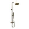 Купить Душевая система Paini Cox 250 мм, с термостатом, матовое золото (78pj689th) по цене 107760 руб., в Санкт-Петебруге в интернет магазине 100-Систем, а также дургие товары Paini из раздела Душевые стойки и Душевые стойки, системы, панели, гарнитуры