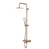 Купить F0785A544 X-Joy, душ.система:  см-ль д/ванны/душа с ТМС, душ.штанга,верх.душ 220мм, руч.душ,роз.золо (f0785a544) по цене 71290 руб., в Санкт-Петебруге в интернет магазине 100-Систем, а также дургие товары AM.PM из раздела Душевые стойки и Душевые стойки, системы, панели, гарнитуры