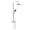 Купить 940730000 Merkur душевая система с ванно-душевым смесителем-полкой и прогрессивным картриджем, хром (940730000) по цене 71490 руб., в Санкт-Петебруге в интернет магазине 100-Систем, а также дургие товары DAMIXA из раздела Душевые стойки и Душевые стойки, системы, панели, гарнитуры