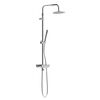 Купить 936760000 Scandinavian Pure душевая программа с ванно душевым ТМС смесителем полкой, хром (936760000) по цене 68490 руб., в Санкт-Петебруге в интернет магазине 100-Систем, а также дургие товары DAMIXA из раздела Душевые стойки и Душевые стойки, системы, панели, гарнитуры