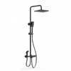 Купить Душевая система с термостатом WONZON & WOGHAND, Черный матовый (WW-B3310-MB) (ww-b3310-mb) по цене 33922 руб., в Санкт-Петебруге в интернет магазине 100-Систем, а также дургие товары WONZON & WOGHAND из раздела Душевые стойки и Душевые стойки, системы, панели, гарнитуры
