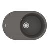 Купить Кухонная мойка Lemark LACHA 760 врезная овальная с крылом из кварцгранита цвет: Серый шёлк (9910059) по цене 18790 руб., в Санкт-Петебруге в интернет магазине 100-Систем, а также дургие товары LEMARK из раздела Врезные мойки и Кухонные мойки