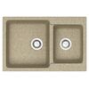 Купить AZARIO кухонная мойка Grand (765х500х190) Песочный  (cs00079905) по цене 8114 руб., в Санкт-Петебруге в интернет магазине 100-Систем, а также дургие товары Azario из раздела Двойные мойки и Кухонные мойки