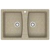 Купить AZARIO кухонная мойка Elmas (780х500х190) Песочный  (cs00078334) по цене 8840 руб., в Санкт-Петебруге в интернет магазине 100-Систем, а также дургие товары Azario из раздела Двойные мойки и Кухонные мойки