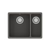 Купить Кухонная мойка Lemark SINARA 550.2-U подстольного монтажа с доп.чашей из кварцгранита цвет: Серый шёлк (9910083) по цене 24830 руб., в Санкт-Петебруге в интернет магазине 100-Систем, а также дургие товары LEMARK из раздела Двойные мойки и Кухонные мойки