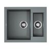 Купить Кухонная мойка Omoikiri Sakaime 60-2-GR Tetogranit/leningrad grey (4993554) по цене 40688 руб., в Санкт-Петебруге в интернет магазине 100-Систем, а также дургие товары Omoikiri из раздела Двойные мойки и Кухонные мойки