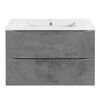 Купить База под керамическую раковину Mia Slim 800 подвесная, 2 выкатных ящика soft close, Beton, , шт (vmc-2mc800s1bt) по цене 18706 руб., в Санкт-Петебруге в интернет магазине 100-Систем, а также дургие товары Vincea из раздела Тумбы под раковину и Мебель для ванной комнаты