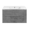 Купить База под керамическую раковину Mia 900 подвесная, 2 выкатных ящика soft close, Beton, , шт (vmc-2mc900bt) по цене 20387 руб., в Санкт-Петебруге в интернет магазине 100-Систем, а также дургие товары Vincea из раздела Тумбы под раковину и Мебель для ванной комнаты