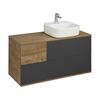 Купить Тумба с раковиной Одри 42х42 дуб/антрацит AQUATON Терра 1A2469K3TEKA0 (1a2469k3teka0) по цене 38450 руб., в Санкт-Петебруге в интернет магазине 100-Систем, а также дургие товары AQUATON из раздела Тумбы с умывальником и Мебель для ванной комнаты