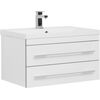 Купить Тумба с раковиной Aquanet Верона 75 белый (подвесная 2 ящика) (00287672) по цене 34799 руб., в Санкт-Петебруге в интернет магазине 100-Систем, а также дургие товары AQUANET из раздела Тумбы с умывальником и Мебель для ванной комнаты