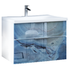 Купить 1MARKA Тумба с раковиной Idalgo 75П 2в.я. Blue marble (у72785) по цене 38451 руб., в Санкт-Петебруге в интернет магазине 100-Систем, а также дургие товары 1MARKA из раздела Тумбы с умывальником и Мебель для ванной комнаты
