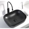 Купить Раковина Aquanet Lake-1-MB 39,5 черный (lake-1-mb) по цене 11560 руб., в Санкт-Петебруге в интернет магазине 100-Систем, а также дургие товары AQUANET из раздела Накладные раковины и Раковины и пьедесталы