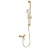 Купить Смеситель для душа с гарнитуром WONZON & WOGHAND, Брашированное золото (WW-4570-BG) (ww-4570-bg) по цене 14571 руб., в Санкт-Петебруге в интернет магазине 100-Систем, а также дургие товары WONZON & WOGHAND из раздела Смесители для душа без излива и Смесители для ванны и душа