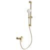 Купить Смеситель для душа с гарнитуром WONZON & WOGHAND, Брашированное золото (WW-AE3103-BG) (ww-ae3103-bg) по цене 17072 руб., в Санкт-Петебруге в интернет магазине 100-Систем, а также дургие товары WONZON & WOGHAND из раздела Смесители для душа без излива и Смесители для ванны и душа