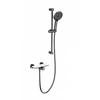Купить Смеситель для душа с гарнитуром WONZON & WOGHAND ClickPlate, Темный графит (WW-B2052-A-BGG) (ww-b2052-a-bgg) по цене 27964 руб., в Санкт-Петебруге в интернет магазине 100-Систем, а также дургие товары WONZON & WOGHAND из раздела Смесители для душа без излива и Смесители для ванны и душа