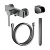 Купить VINCENTE Смеситель для душа с полным душевым набором, графит (az-vrz338326aj) по цене 13560 руб., в Санкт-Петебруге в интернет магазине 100-Систем, а также дургие товары Azario из раздела Смесители для душа без излива и Смесители для ванны и душа