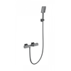 Купить Смеситель для душа с термостатом WONZON & WOGHAND Twist, Темный графит (WW-B2025-A-BGG) (ww-b2025-a-bgg) по цене 30904 руб., в Санкт-Петебруге в интернет магазине 100-Систем, а также дургие товары WONZON & WOGHAND из раздела Смесители для душа без излива и Смесители для ванны и душа
