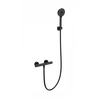 Купить Смеситель для душа с термостатом WONZON & WOGHAND INN 5, Черный матовый (WW-B2063-A-MB) (ww-b2063-a-mb) по цене 14124 руб., в Санкт-Петебруге в интернет магазине 100-Систем, а также дургие товары WONZON & WOGHAND из раздела Смесители для душа без излива и Смесители для ванны и душа