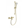 Купить Смеситель для ванны с душем и термостатом WONZON & WOGHAND, Брашированное золото (WW-C2002-A-BG) (ww-c2002-a-bg) по цене 34873 руб., в Санкт-Петебруге в интернет магазине 100-Систем, а также дургие товары WONZON & WOGHAND из раздела Смесители с длинным изливом и Смесители для ванны и душа