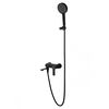 Купить Смеситель для ванны с душем WONZON & WOGHAND BRILLIANT, Черный матовый (WW-88037079-MB) (ww-88037079-mb) по цене 36939 руб., в Санкт-Петебруге в интернет магазине 100-Систем, а также дургие товары WONZON & WOGHAND из раздела Смесители с длинным изливом и Смесители для ванны и душа