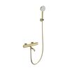 Купить Смеситель для ванны с душем и термостатом WONZON & WOGHAND, Брашированное золото (WW-A2006-A1-BG) (ww-a2006-a1-bg) по цене 17925 руб., в Санкт-Петебруге в интернет магазине 100-Систем, а также дургие товары WONZON & WOGHAND из раздела Смесители с длинным изливом и Смесители для ванны и душа