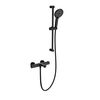 Купить Смеситель для ванны с душевым гарнитуром и термостатом WONZON & WOGHAND, Черный матовый (WW-C2018-A-MB) (ww-c2018-a-mb) по цене 33999 руб., в Санкт-Петебруге в интернет магазине 100-Систем, а также дургие товары WONZON & WOGHAND из раздела Смесители с длинным изливом и Смесители для ванны и душа