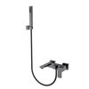 Купить Смеситель для ванны с душем Qubic Shinny Gun Metal (473-sgm) по цене 36683 руб., в Санкт-Петебруге в интернет магазине 100-Систем, а также дургие товары BOHEME из раздела Смесители с коротким изливом и Смесители для ванны и душа