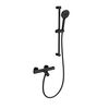 Купить Смеситель для ванны с душевым гарнитуром и термостатом WONZON & WOGHAND, Черный матовый (WW-C2002-A-MB) (ww-c2002-a-mb) по цене 29312 руб., в Санкт-Петебруге в интернет магазине 100-Систем, а также дургие товары WONZON & WOGHAND из раздела Смесители с длинным изливом и Смесители для ванны и душа
