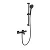 Купить Смеситель для ванны с душевым гарнитуром и термостатом WONZON & WOGHAND, Черный матовый (WW-C2006-A-MB) (ww-c2006-a-mb) по цене 29312 руб., в Санкт-Петебруге в интернет магазине 100-Систем, а также дургие товары WONZON & WOGHAND из раздела Смесители с длинным изливом и Смесители для ванны и душа
