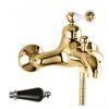 Купить Смеситель для ванны и душа Cezares MARGOT-VM-03/24-N, золото (margot-vm-03/24-n) по цене 38810 руб., в Санкт-Петебруге в интернет магазине 100-Систем, а также дургие товары CEZARES из раздела Смесители с коротким изливом и Смесители для ванны и душа