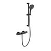 Купить Смеситель для ванны с душевым гарнитуром и термостатом WONZON & WOGHAND Plate, Черный матовый (WW-C2017-A-MB) (ww-c2017-a-mb) по цене 30664 руб., в Санкт-Петебруге в интернет магазине 100-Систем, а также дургие товары WONZON & WOGHAND из раздела Смесители с коротким изливом и Смесители для ванны и душа