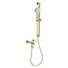 Купить Смеситель для ванны с душевым гарнитуром WONZON & WOGHAND CLICK, Брашированное золото (WW- FE05L222-BG) (ww-fe05l222-bg) по цене 24411 руб., в Санкт-Петебруге в интернет магазине 100-Систем, а также дургие товары WONZON & WOGHAND из раздела Смесители с коротким изливом и Смесители для ванны и душа