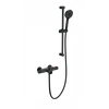 Купить Смеситель для ванны с душевым гарнитуром и термостатом WONZON & WOGHAND, Черный матовый (WW-C2001-A-MB) (ww-c2001-a-mb) по цене 21130 руб., в Санкт-Петебруге в интернет магазине 100-Систем, а также дургие товары WONZON & WOGHAND из раздела Смесители с коротким изливом и Смесители для ванны и душа