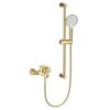 Купить Смеситель для ванны с душевым гарнитуром WONZON & WOGHAND, Брашированное золото (WW-C2501-BG) (ww-c2501-bg) по цене 19519 руб., в Санкт-Петебруге в интернет магазине 100-Систем, а также дургие товары WONZON & WOGHAND из раздела Смесители с коротким изливом и Смесители для ванны и душа