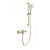 Купить Смеситель для ванны с душевым гарнитуром и термостатом WONZON & WOGHAND, Брашированное золото (WW-C2001-A-BG) (ww-c2001-a-bg) по цене 25190 руб., в Санкт-Петебруге в интернет магазине 100-Систем, а также дургие товары WONZON & WOGHAND из раздела Смесители с коротким изливом и Смесители для ванны и душа